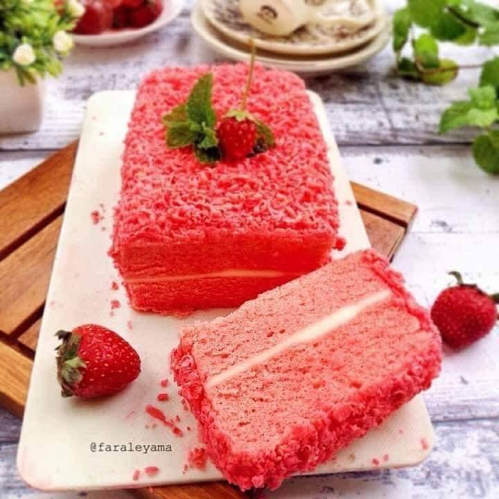 Bolu Kukus Strawberry