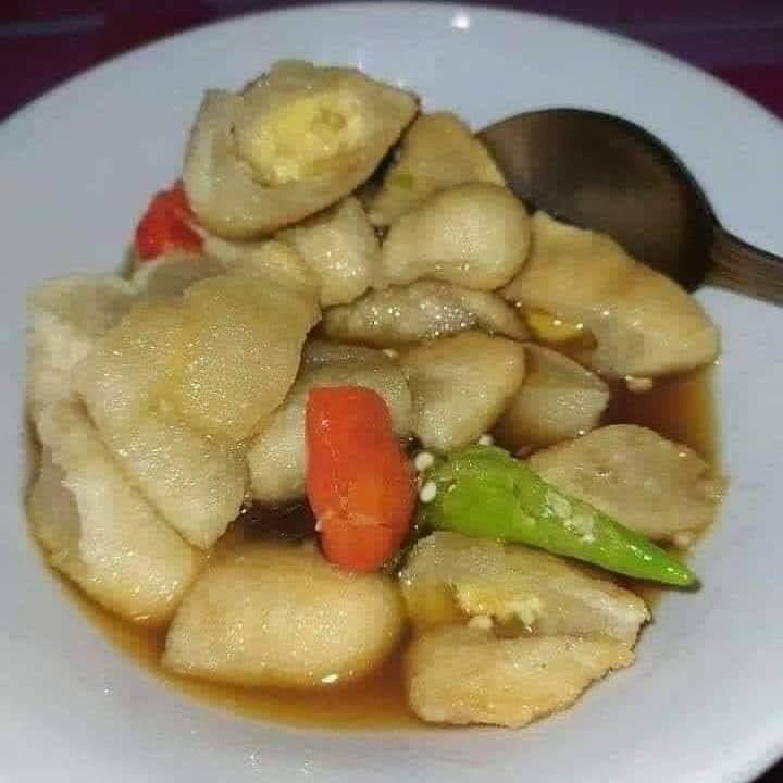 Pempek Isi Telur Tanpa Ikan