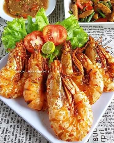 Udang Bakar Teflon