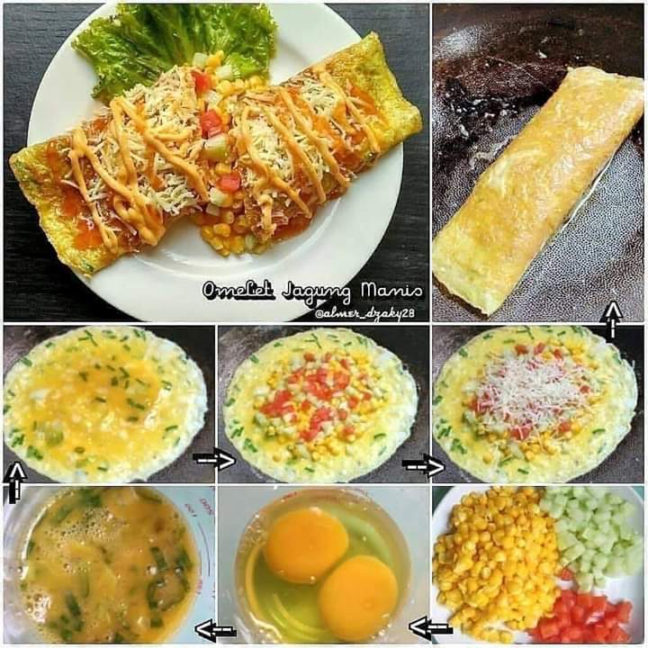 Omelet Jagung Manis