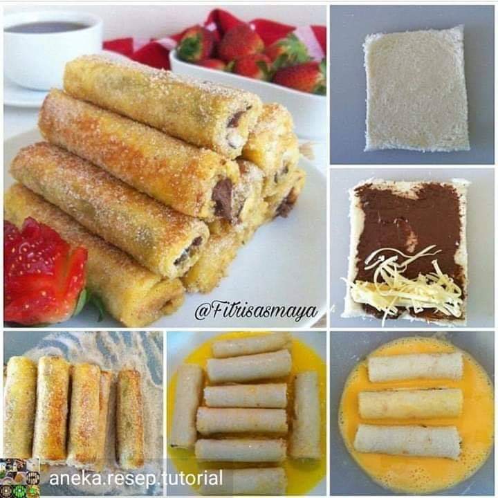 Roti Tawar Goreng Pisang Nutella