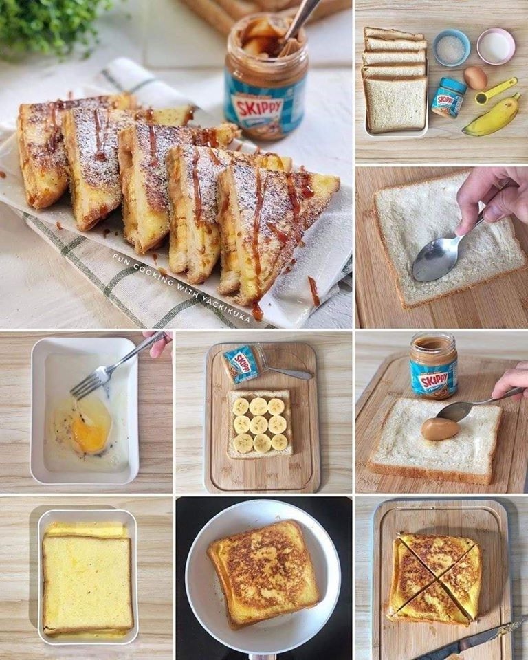 Skippy Banana Caramel French Toast