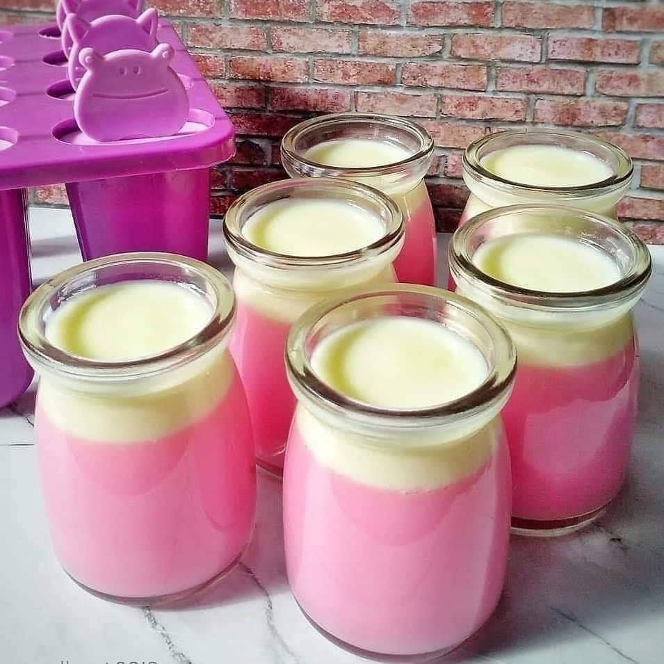 Silky Puding Strawbery