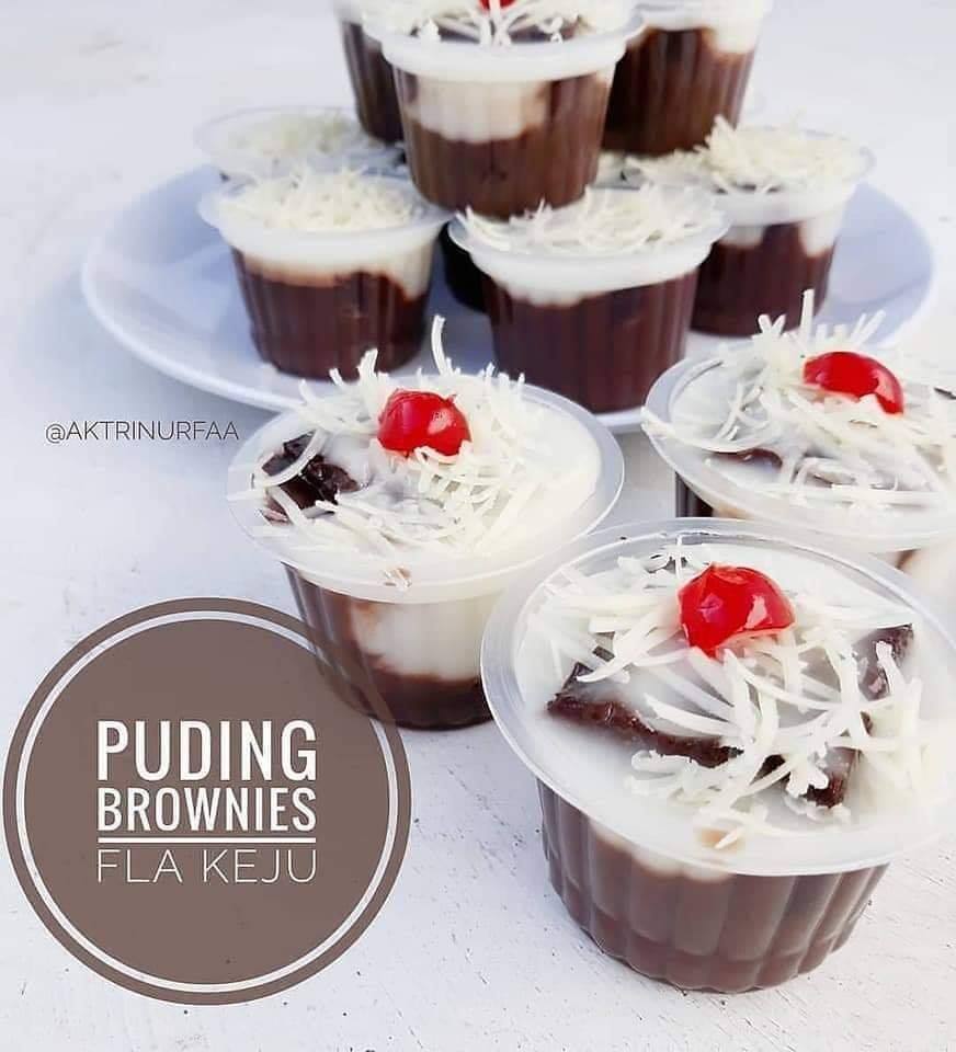 Puding Brownis Fla Keju