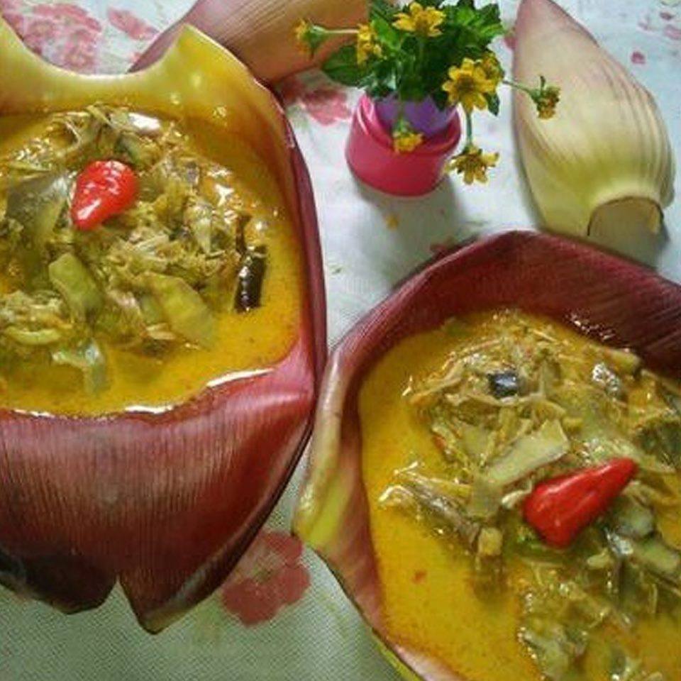 Jantung Pisang Santan Kuning