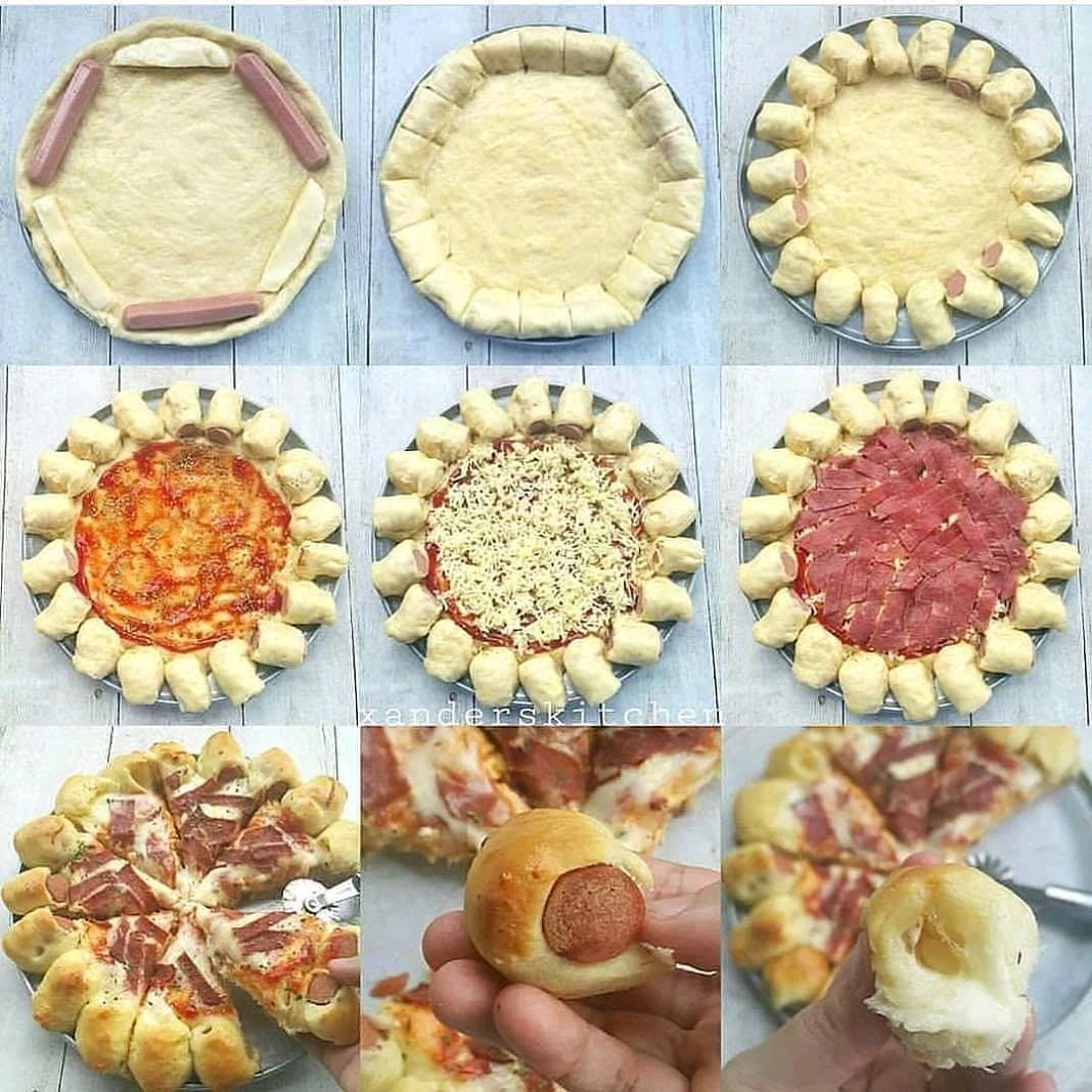 Sausage Cheesy Bites Pizza