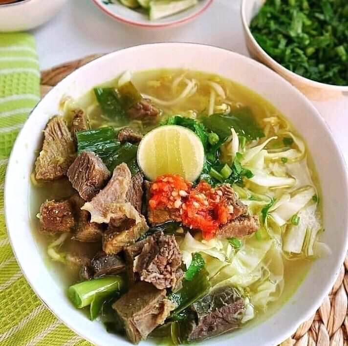 Soto Daging Kuah Bening