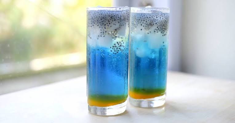 Ocean Blue Drink Ala kafe